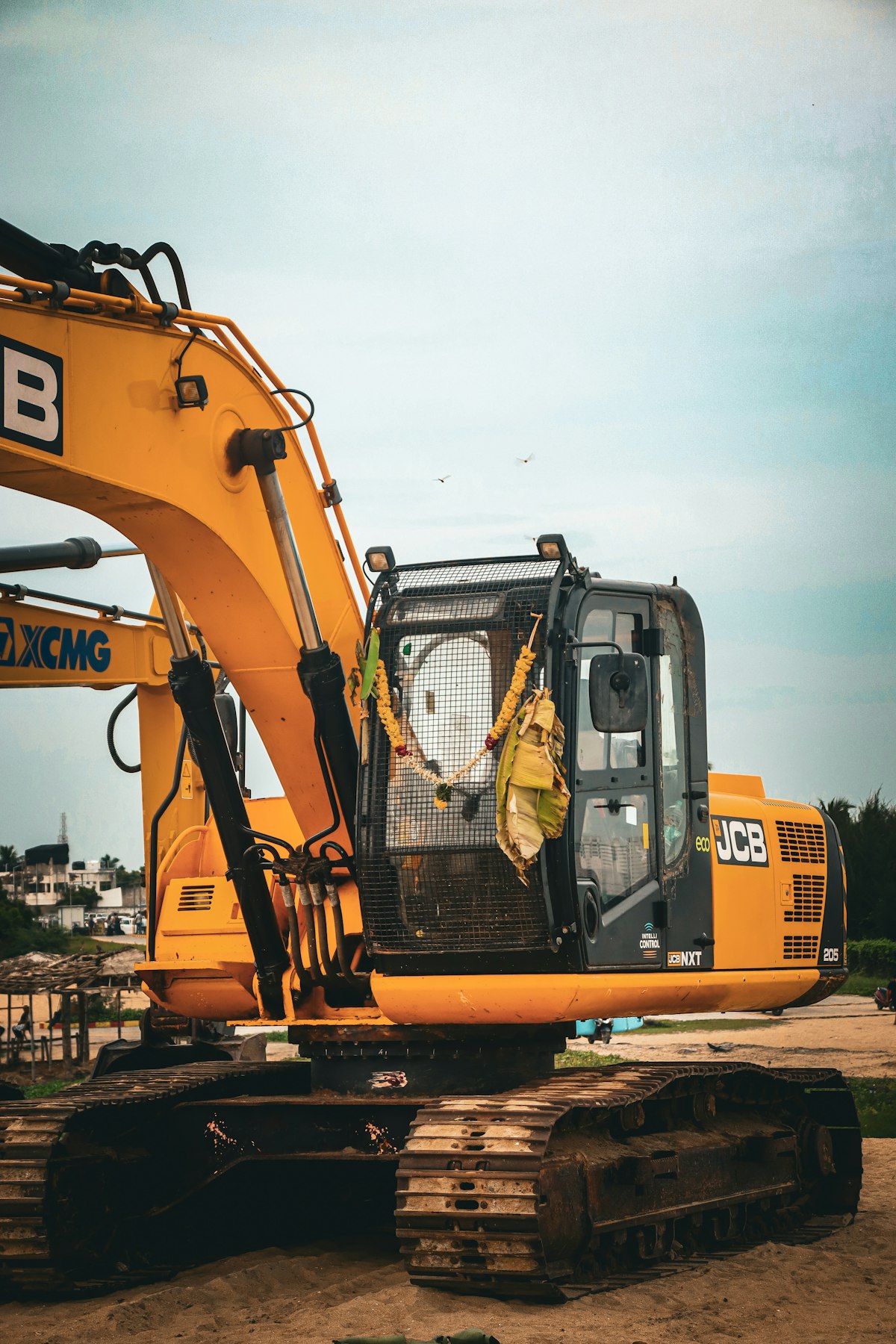 Excavator used in an equipment-intensive business